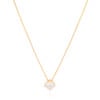 Gargantilha Veneziana Ponto de Luz Cristal Banhado a Ouro 18K