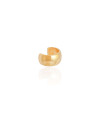 Piercing Abaulado 8 mm Liso Banhado a Ouro 18K