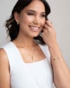 Brinco Gota Lisa 1.5 cm Banhado a Ouro 18K