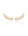 Ear Cuff Pontos de Luz Cristal Banhado a Ouro 18K