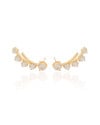 Ear Cuff Pontos de Luz Cristal Banhado a Ouro 18K