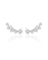 Ear Cuff Pontos de Luz Cristal Ródio Branco