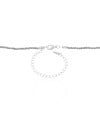 Choker Hematita Ródio Branco