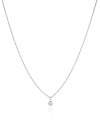 Choker Veneziana Ponto de Luz Ródio Branco