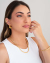 Piercing Filetes 2.3 cm Banhado a Ouro 18K