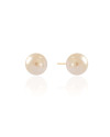 Brinco Pérola 14 mm Banhado a Ouro 18K