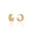 Brinco Argola Bolinhas 1.7 cm Banhado a Ouro 18K
