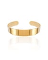 Bracelete Liso 1 cm Banhado a Ouro 18K