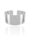 Bracelete Liso 2,5 cm Ródio Branco