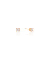 Brinco Ponto de Luz 5 mm Cristal Banhado a Ouro 18K