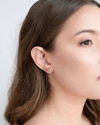 Ear Cuff Geométrico Colorido Banhado a Ouro 18K