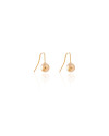 Brinco Gancho Bola Banhado a Ouro 18K