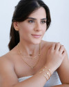 Piercing Bolinhas Banhado a Ouro 18K