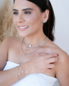 Piercing Bolinhas Ródio Branco