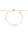 Gargantilha Veneziana Pingente Ondulado Banhado a Ouro 18K - 50 cm