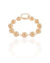 Pulseira Bolas Lisas Banhado a Ouro 18K