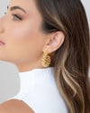 Brinco Argola Mola Banhado a Ouro 18K