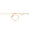 Choker Elos Ovais Banhado a Ouro 18K