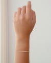 Pulseira Riviera Cristal Banhado a Ouro 18K