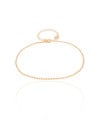 Pulseira Bolinhas Achatadas Banhado a Ouro 18K