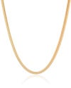 Choker Snake 4 mm Banhado a Ouro 18K