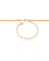 Choker Cordão Baiano 3 mm Banhado a Ouro 18K