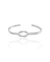Bracelete Nó Ródio Branco