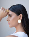 Anel Redondo Liso Tamanho 14 Banhado a Ouro 18K
