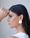 Anel Redondo Liso Tamanho 16 Banhado a Ouro 18K