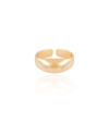 Anel Dedinho Liso Tamanho P Banhado a Ouro 18K