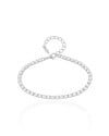 Pulseira Riviera Cristal Ródio Branco