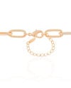 Gargantilha Elos Ovais 8 mm Banhado a Ouro 18K - 45 cm