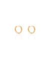 Brinco Argola Lisa 1.1 cm Banhado a Ouro 18K