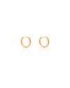 Brinco Argola Lisa 1.1 cm Banhado a Ouro 18K