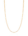 Gargantilha Elos 3 mm Banhado a Ouro 18K - 40 cm