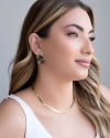 Choker Malha Fita 5 mm Banhado a Ouro 18K