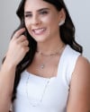 Anel Cravejado Cristal Tamanho 16 Ródio Branco