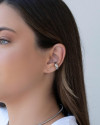 Piercing Liso Abaulado Ródio Branco