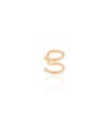 Piercing Dois Filetes Banhado a Ouro 18K