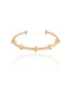 Bracelete Parafusos Banhado a Ouro 18K