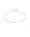 Tornozeleira Veneziana 1 mm Ródio Branco