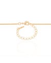 Gargantilha Veneziana 1 mm Banhado a Ouro 18K