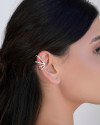 Piercing Quatro Filetes Ródio Branco