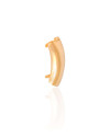 Piercing Tubo Liso Banhado a Ouro 18K