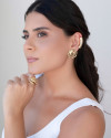 Piercing Tubo Liso Banhado a Ouro 18K