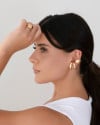 Piercing Abaulado Acetinado Fosco Banhado a Ouro 18K