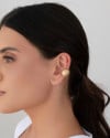 Piercing Abaulado Acetinado Fosco Banhado a Ouro 18K