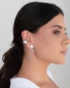 Piercing Abaulado Acetinado Fosco Ródio Branco