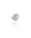 Piercing Abaulado Acetinado Fosco Ródio Branco