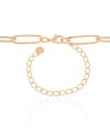 Choker Elos Ovais Banhado a Ouro 18K